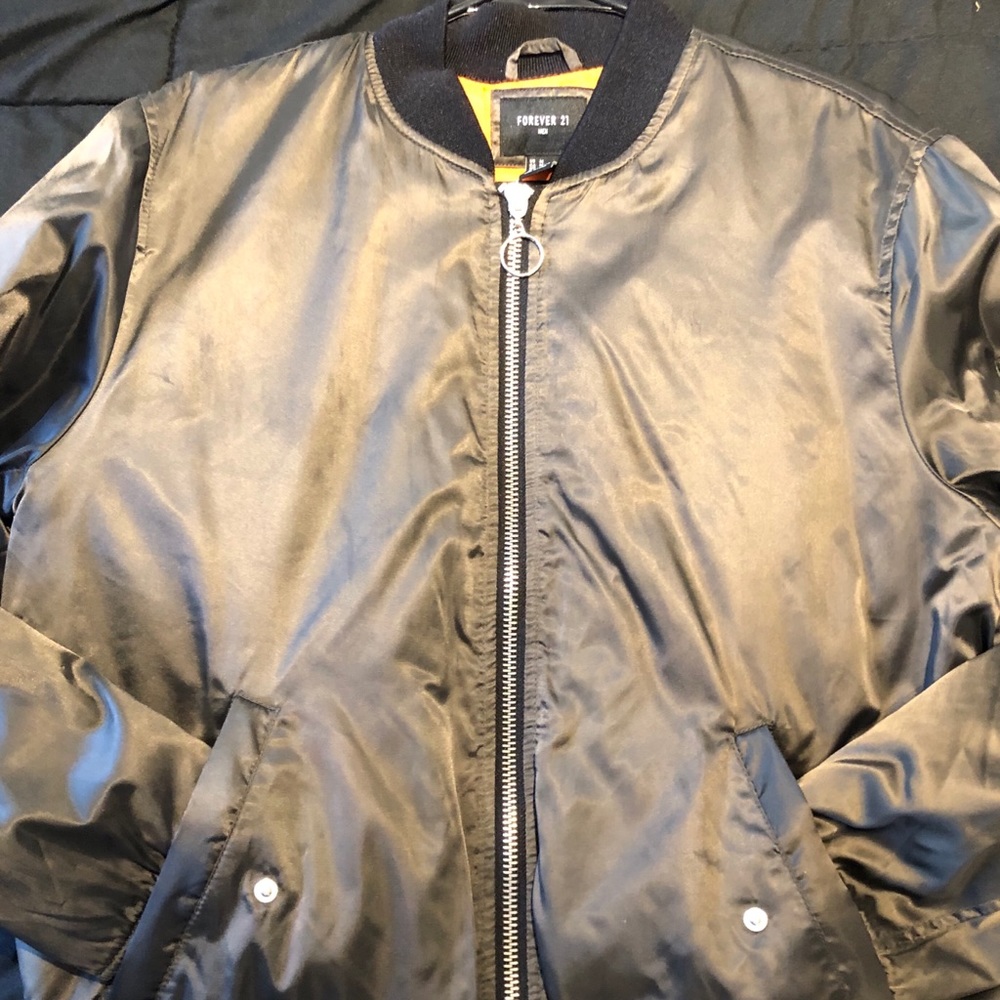 FOREVER 21 MENS BOMBER JACKET